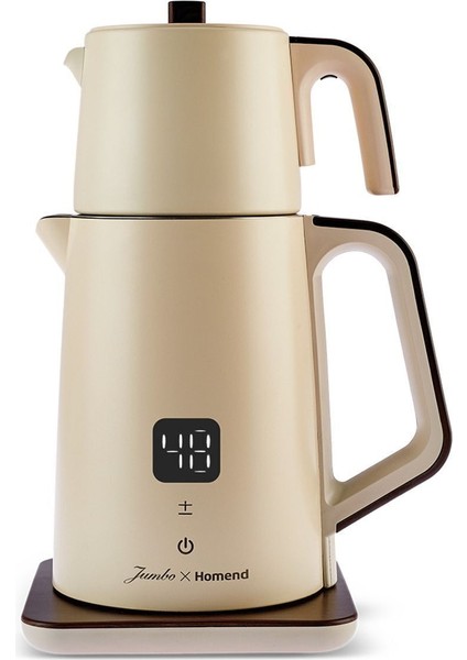 Krem Renkli Çay Makinesi, Hızlı ve Kolay Demleme Özelliği