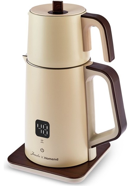 Krem Renkli Çay Makinesi, Hızlı ve Kolay Demleme Özelliği fiyatları