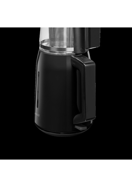 K 3281 C 1650 W Cam Demlikli Çay Makinesi, Kırmızı Renkli ve Şık Tasarım fiyatları