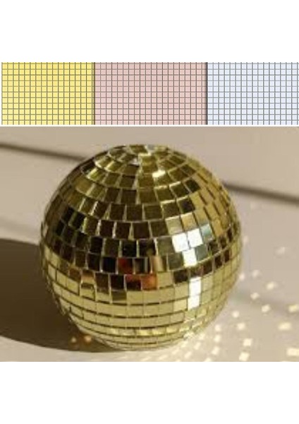 ® Kare Gold Cam Mozaik Fayans Çıkartmaları El Işi Kare Cam Fayans Kendinden Yapışkanlı Aynalı Dekor Panel 30X30 cm modelleri