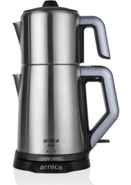 Gri Demli Çay Makinesi IH31050, Pratik ve Şık Tasarım, Hızlı Demleme