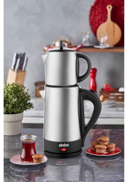 2000W Elektrikli Çay Seti, Beyaz, Şık ve Pratik Kullanım Için Tasarlandı fiyatları