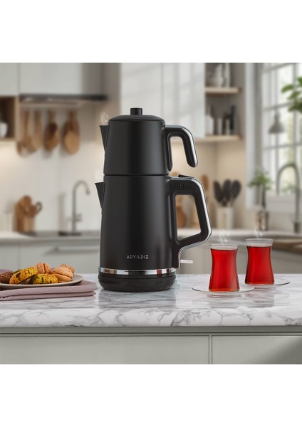 Renkli Çay Makinesi, Şık ve Kullanışlı, Hızlı Demleme, Modern Tasarım