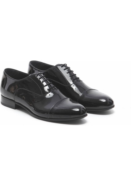 Siyah Deri Klasik Smokin Ayakkabı