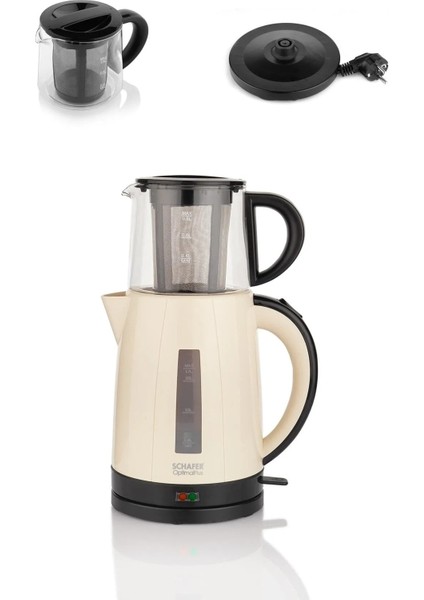 Hediyeli Bej Elektrikli Çay Makinesi ve Takı Kutusu, Şık ve Fonksiyonel Tasarım fiyatları