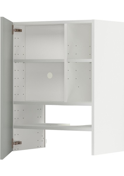 Aspiratör Dolabı, Havstorp Açık Gri, 60X80 Cm, 1 Kapaklı