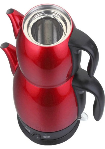 Kırmızı Çay Makinesi P315R Lea, Pratik ve Şık Tasarım modelleri