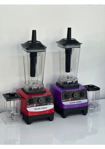 4500W 2l Endüstriyel Çok Renkli Bar Blender, Güçlü ve Çok Renkli Tasarım