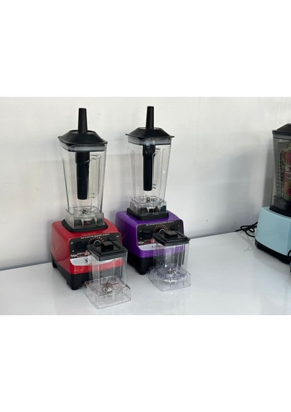 4500W 2l Endüstriyel Çok Renkli Bar Blender, Güçlü ve Çok Renkli Tasarım