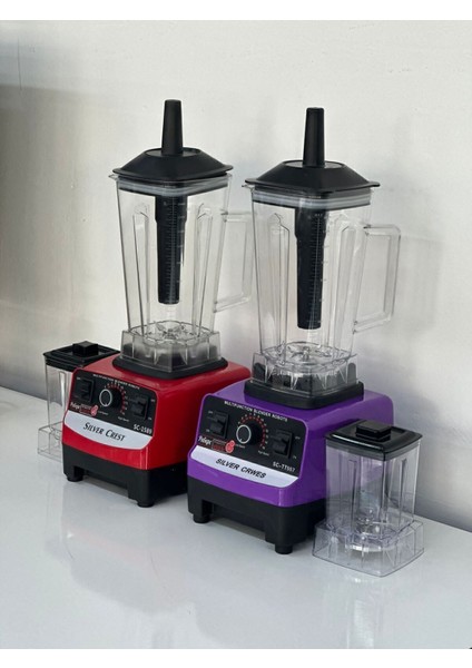 4500W 2l Endüstriyel Çok Renkli Bar Blender, Güçlü ve Çok Renkli Tasarım