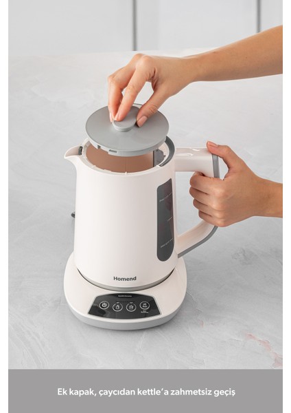 Konuşan Çay Makinesi, Beyaz, 1757H, Hızlı ve Kolay Çay Demleme modelleri