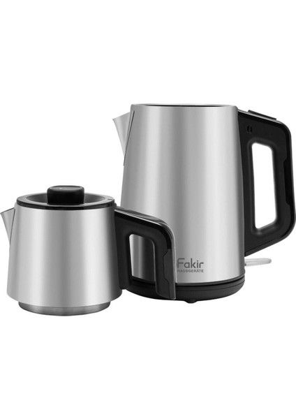 1650 W Çelik Demlikli Çay Makinesi, Gri, Pratik ve Şık Tasarım fırsatları