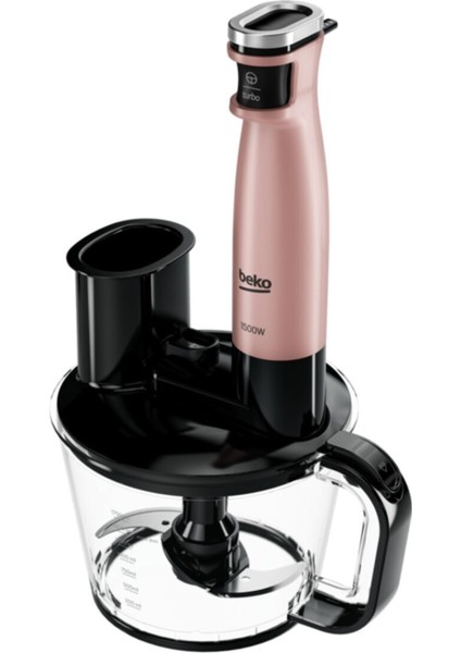 1500 W Güçlü El Blender Seti, Turuncu Renkli, Çok Fonksiyonlu ve Kullanışlı