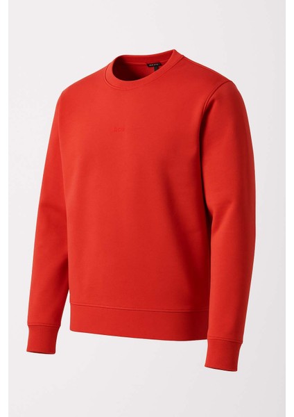 O Yaka 3 Iplik Şardonlu Kırmızı Erkek Sweatshirt 5012 fiyatları