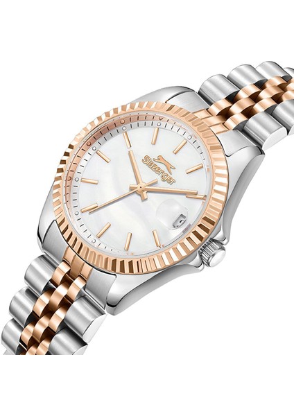 SL.09.2472.3.02 Kadın Kol Saati | Rose Gold & Çelik 32 mm Takvimli Klasik Şıklık modelleri