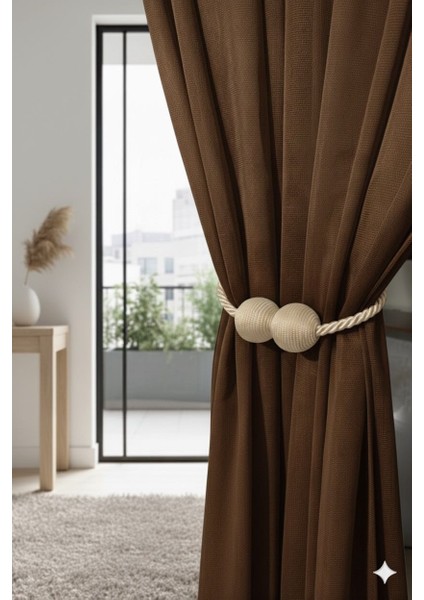 Mıknatıslı Perde Bağlama Aparat Aksesuarı Braçol (1 adet)