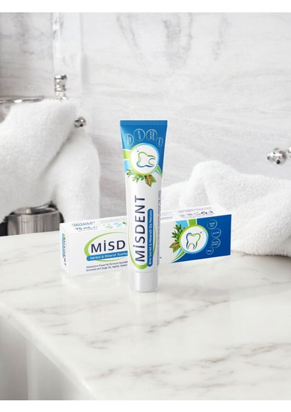 Misdent Bitki Içerikli & Mineralli Diş Macunu 75 ml