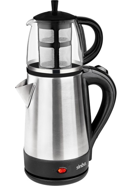 Beyaz Elektrikli Çay Seti, Pratik ve Şık Tasarım