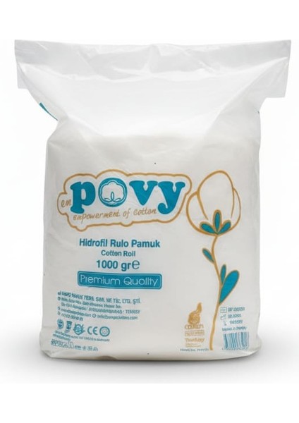 Hidrofil Pamuk 1000 gr
