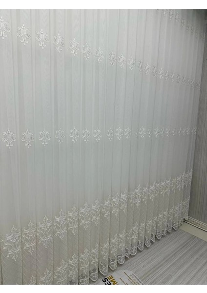 Nivemeshome Roya Altın Işlemeli 5167 1/3 Sık Pileli Tül Perde Apm modelleri