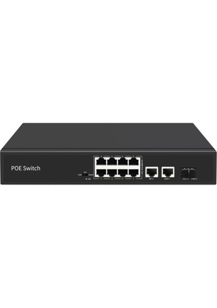 8 Port 10/100 +2 Gigabit Uplink +1 Sfp Poe Switch