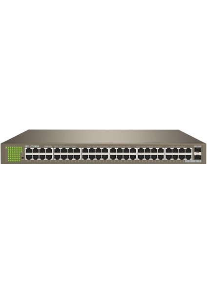 - G1050F UNMANAGED,48GE+2SFP Ports Gigabit Switch,19' Rack Mountable