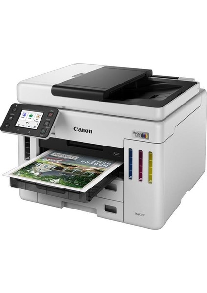 Maxify GX7140 Wi-Fi + Tarayıcı + Fotokopi + Faks Renkli Çok Fonksiyonlu Tanklı Mürekkep Püskürtmeli Yazıcı