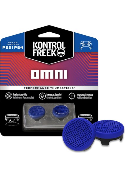 Kontrolfreek Omni Performance Thumbsticks – Ps4 & Ps5 Uyumlu – Low-Rise Analog Başlık
