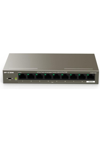 G1109P-8-102W 8ge RJ45 Ports Poe,1ge RJ45 Ports Nonpoe,poe Pwr BDGT:92W Desktop Metal Case