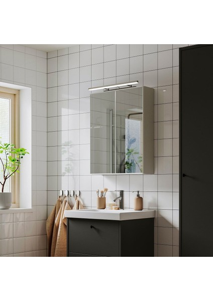 Led'li Dolap Aydınlatması, Krom Kaplama, 56 cm fiyatları