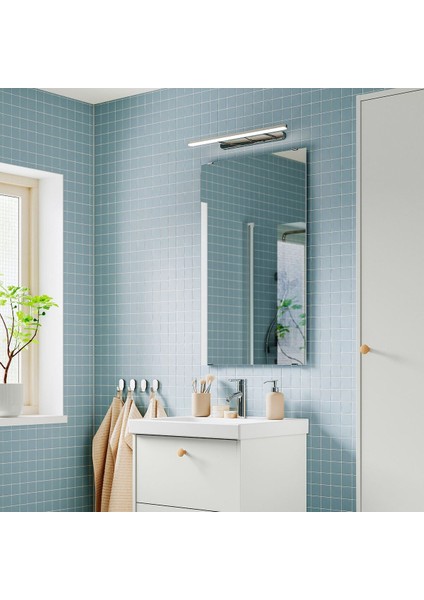 Led'li Dolap Aydınlatması, Krom Kaplama, 56 cm modelleri