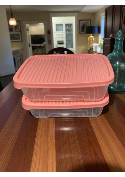 2'li Pudra Pembe Saklama Kabı / Şeffaf / Plastik /renkli Kapak modelleri