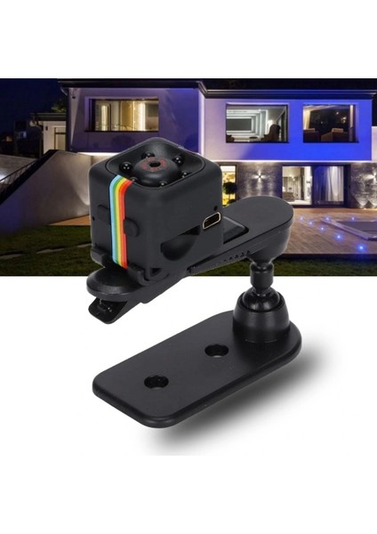 Mini Boy Küp Tipi Gece Görüşlü Hd Kaliteli Güvenlik Kamerası (4887)