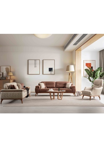 Amor 3+3+1+1 Koltuk Takımı