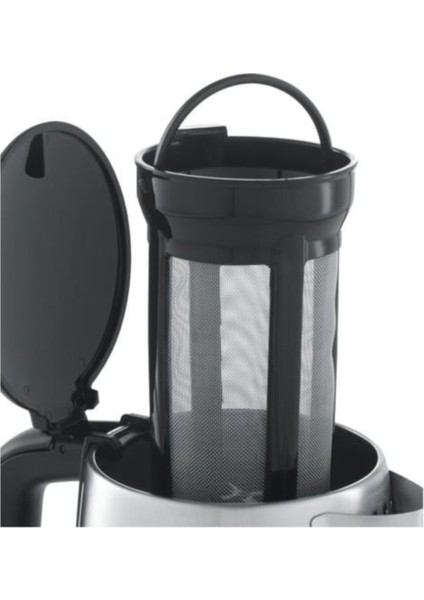 Gri 2l Paslanmaz Çelik Çay ve Su Isıtıcı Kettle