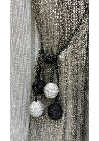 Modern Sarım 4 Toplu Braçol Kornişe Takmatik Ipli Tavan Perde aksesuarı