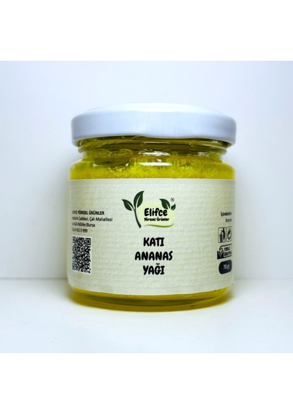 Doğal Katı Ananas Yağı 70 gr