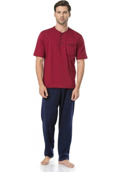 Erkek Giyim 3'lü Kısa Kollu %100 Pamuklu Pijama Takımı O1.l0.ı2.vpc.24 fiyatları