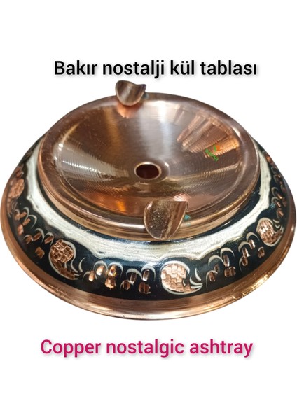 Nostaljik Bakır Küllük, 2'li Set, Şık ve Zarif Dekoratif Küllükler modelleri