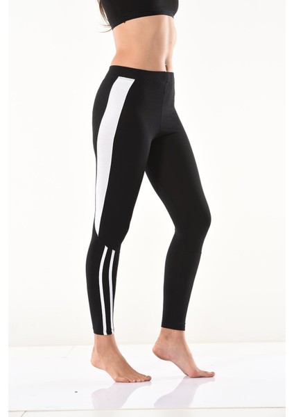 Şeritli Kadın Tayt 0591 indirimleri