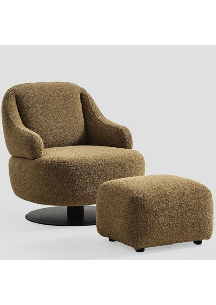 Eva Armchair + Pouf