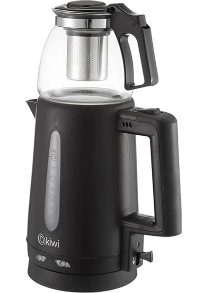 Çay Makinesi 1.8l Kettle 0.9l Demlik Siyah Çok Renkli fiyatları