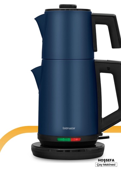 Mavi 2200W Paslanmaz Çelik Damlatmayan Çay ve Su Isıtıcı