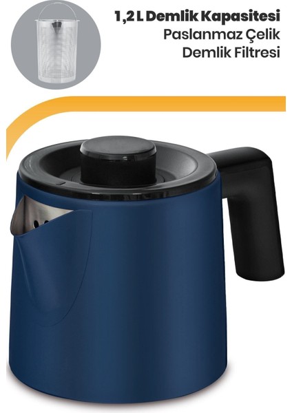 Mavi 2200W Paslanmaz Çelik Damlatmayan Çay ve Su Isıtıcı fiyatları