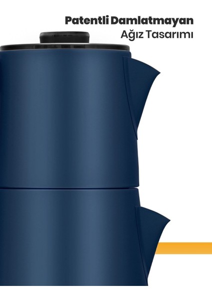 Mavi 2200W Paslanmaz Çelik Damlatmayan Çay ve Su Isıtıcı indirimleri