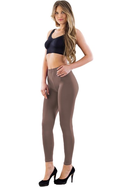 Kahve 7000 Full Ligralı Uzun Tayt