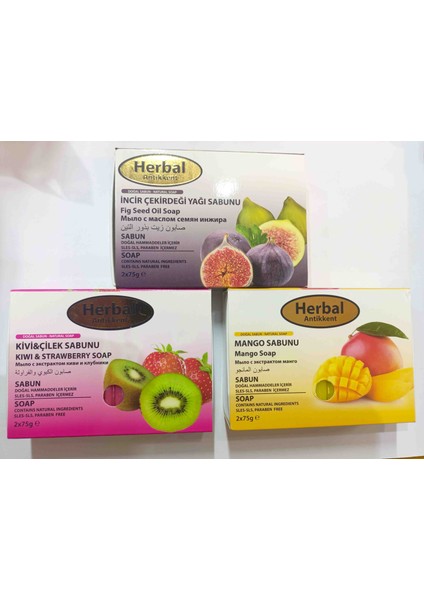 3 Lü Set Sabun 3X150GR=450GR