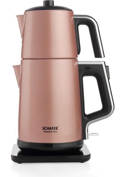 Paslanmaz Çay Makinesi Rosegold, Şık ve Pratik Çay Demleme Cihazı