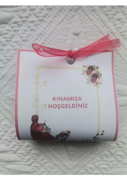 75 Adet Özel Tasarım Hazır Paketlenmiş Kınamıza Hoşgeldiniz Yazılı Hediyelik Dağıtmalık Kına fiyatları