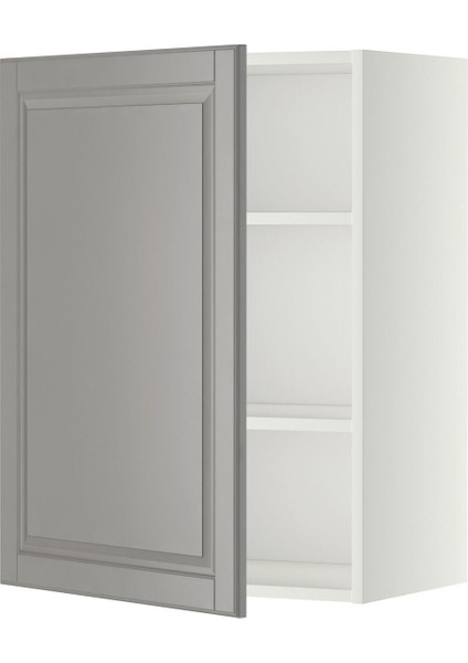 Mutfak Duvar Dolabı, Bodbyn Gri, 60X80 Cm, 1 Kapaklı